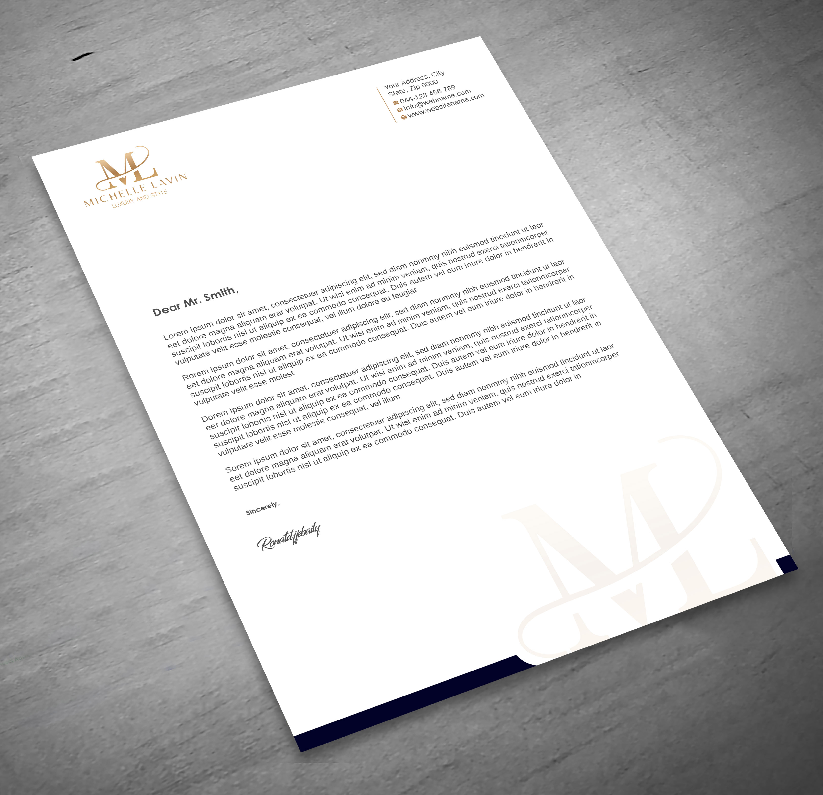 Letterhead Design by LAXMI DESIGNHUB for Sidecar | Design #36171767