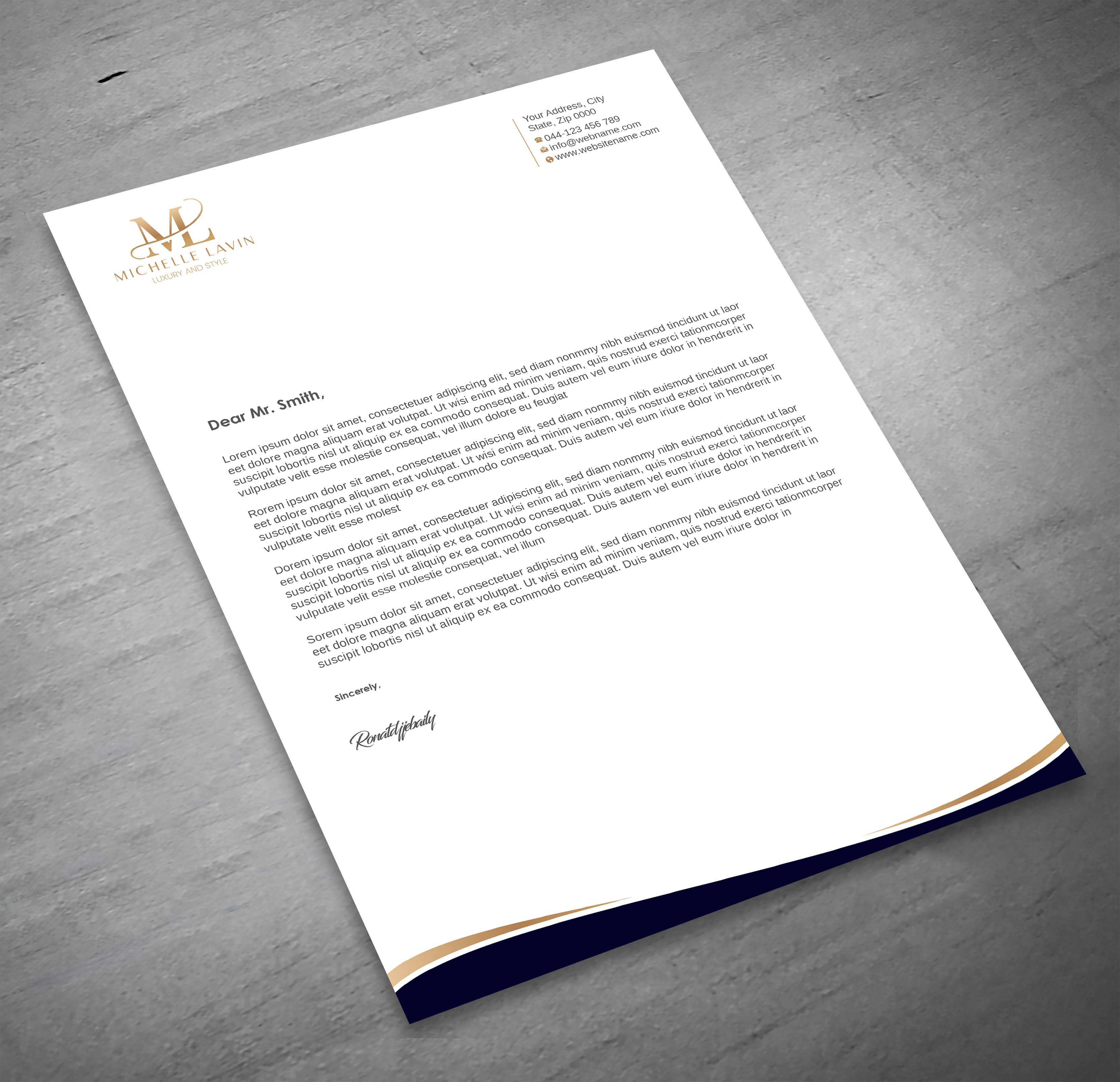 Letterhead Design by LAXMI DESIGNHUB for Sidecar | Design #36171771