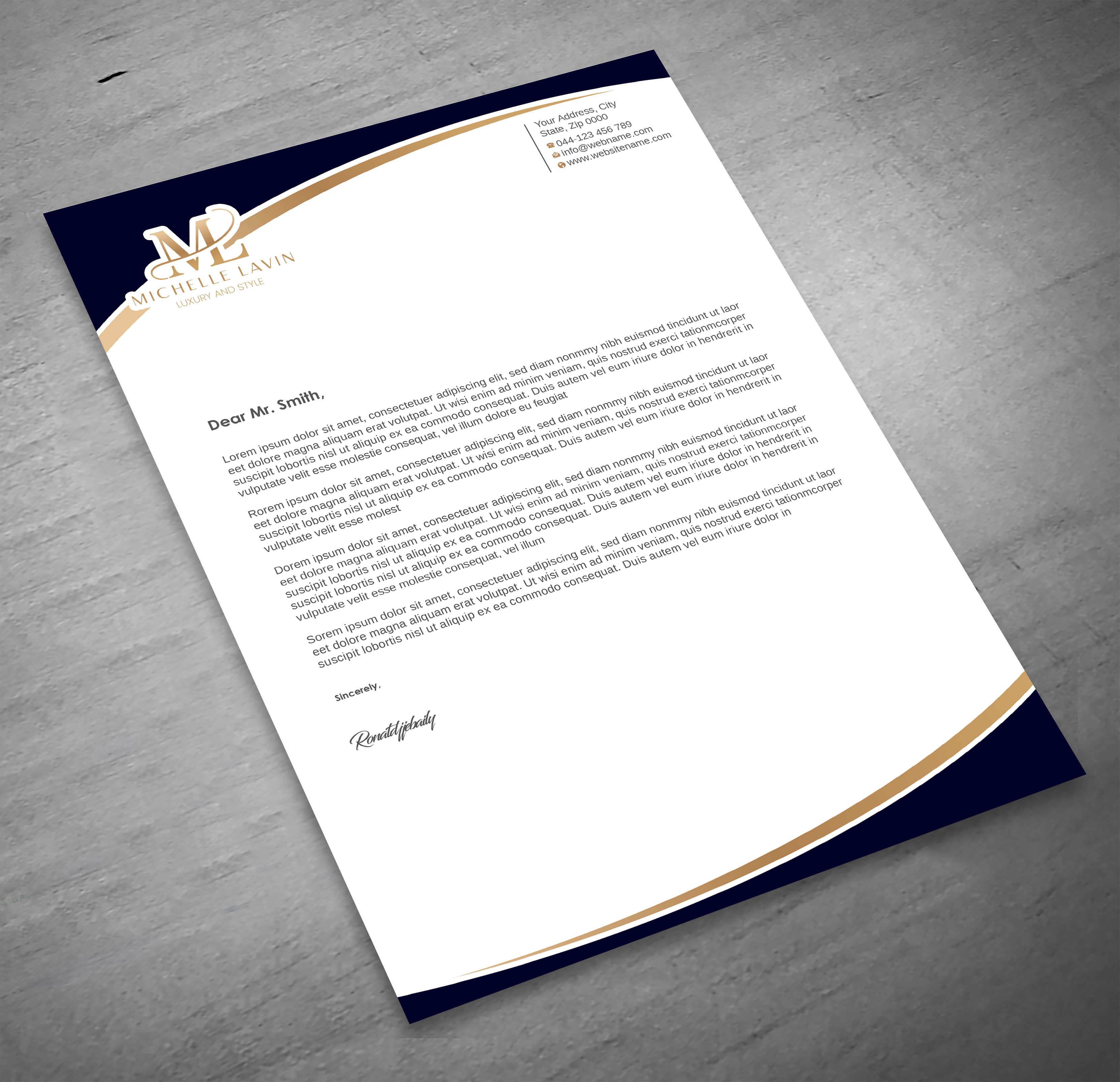 Letterhead Design by LAXMI DESIGNHUB for Sidecar | Design #36171781