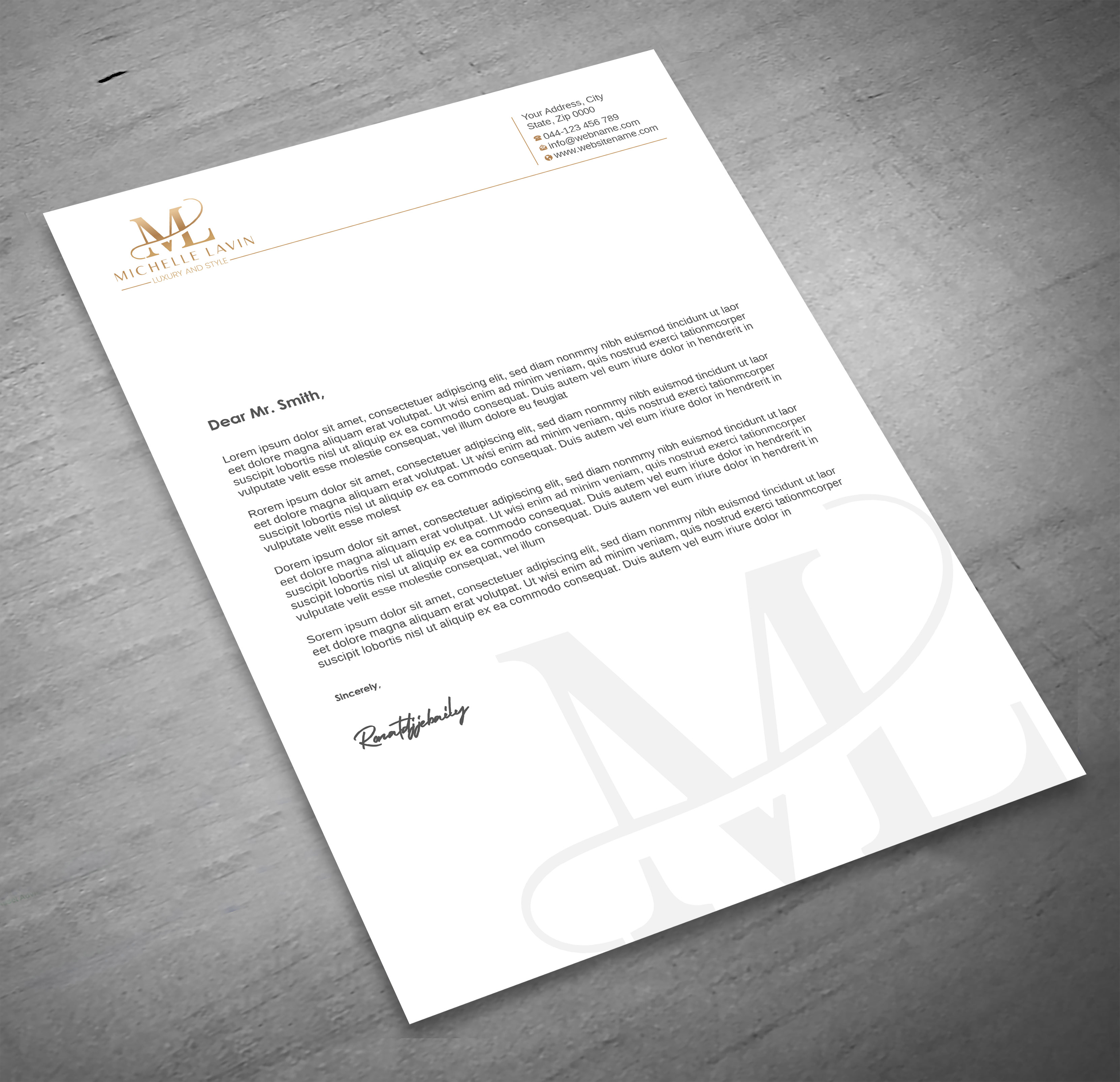 Letterhead Design by LAXMI DESIGNHUB for Sidecar | Design #36171786