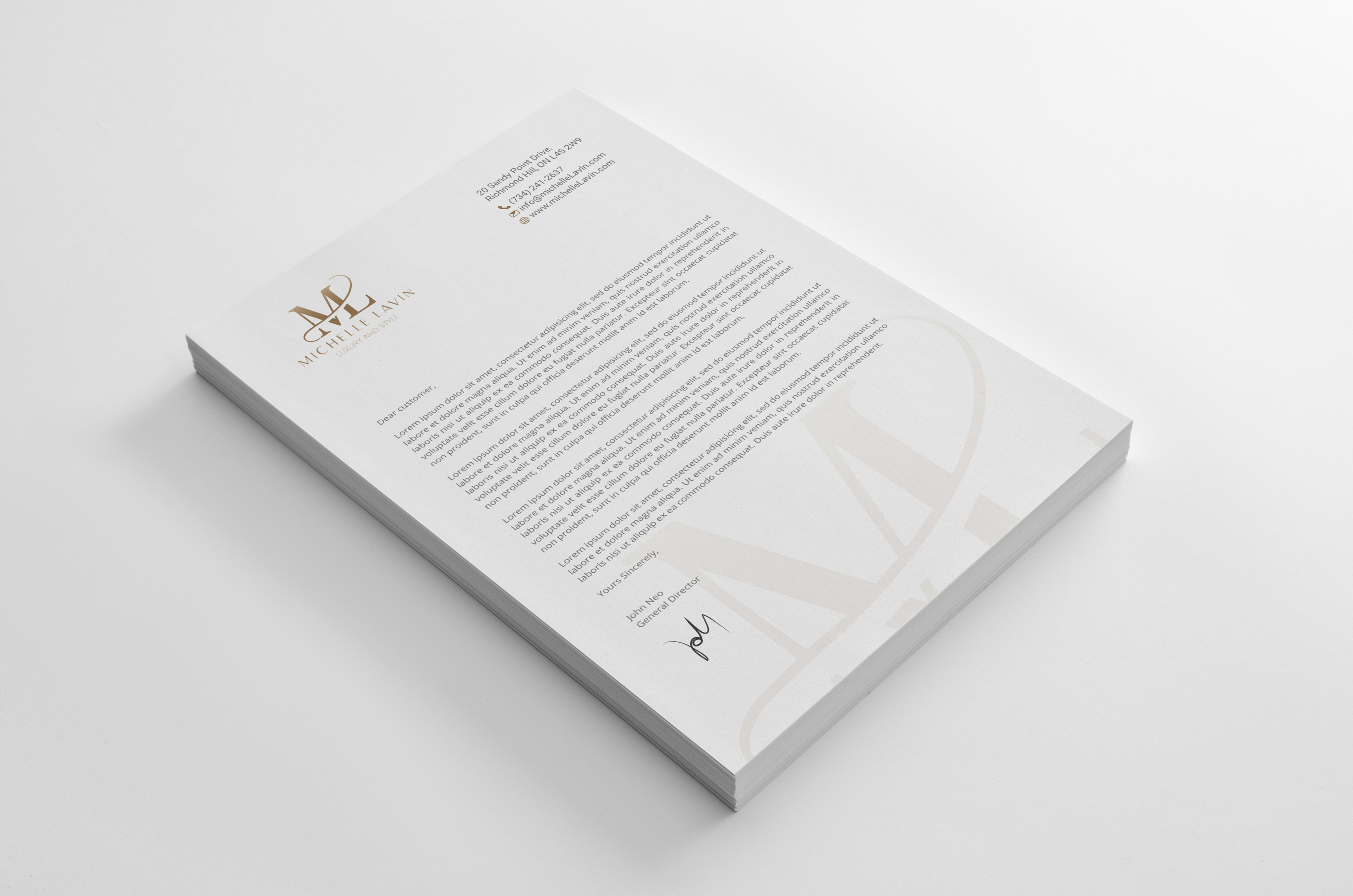 Letterhead Design by R.design for Sidecar | Design #36173441