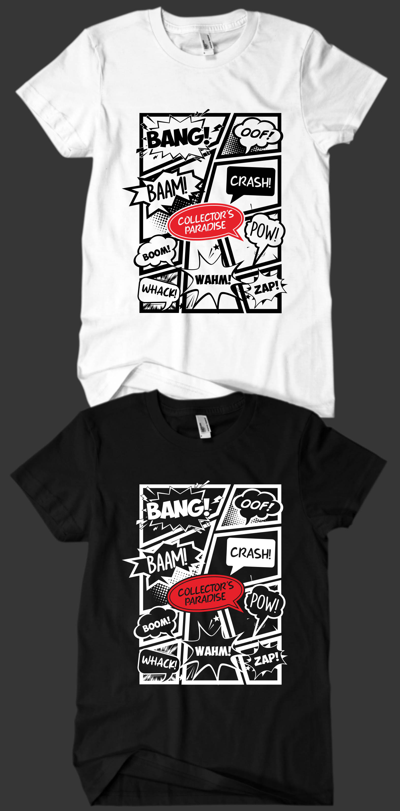 T-shirt Design by Rheanza for Collector's Paradise | Design #36192537