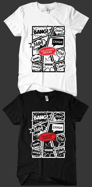 T-shirt Design by Rheanza for Collector's Paradise | Design: #36192537