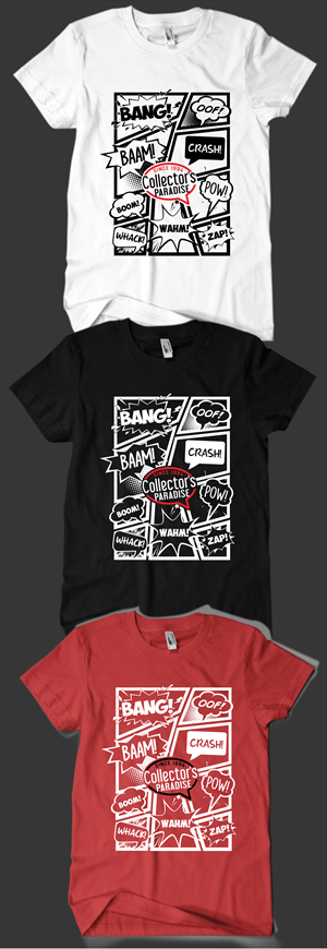T-shirt Design by Rheanza for Collector's Paradise | Design: #36230977