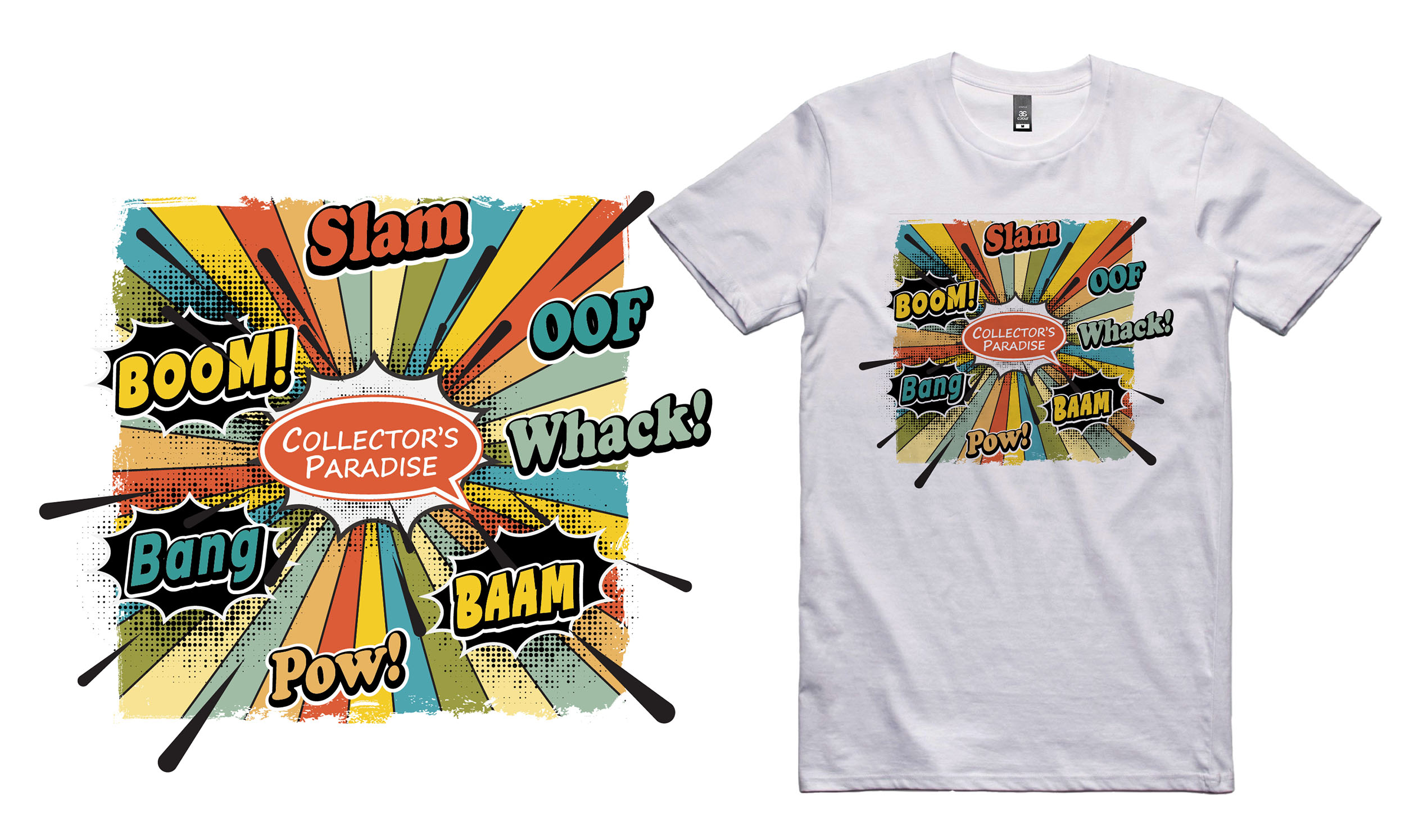 T-shirt Design by KickArt for Collector's Paradise | Design #36228797