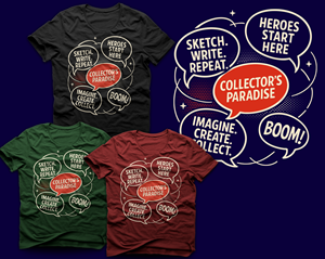 T-shirt Design by Xerox for Collector's Paradise | Design: #36228764