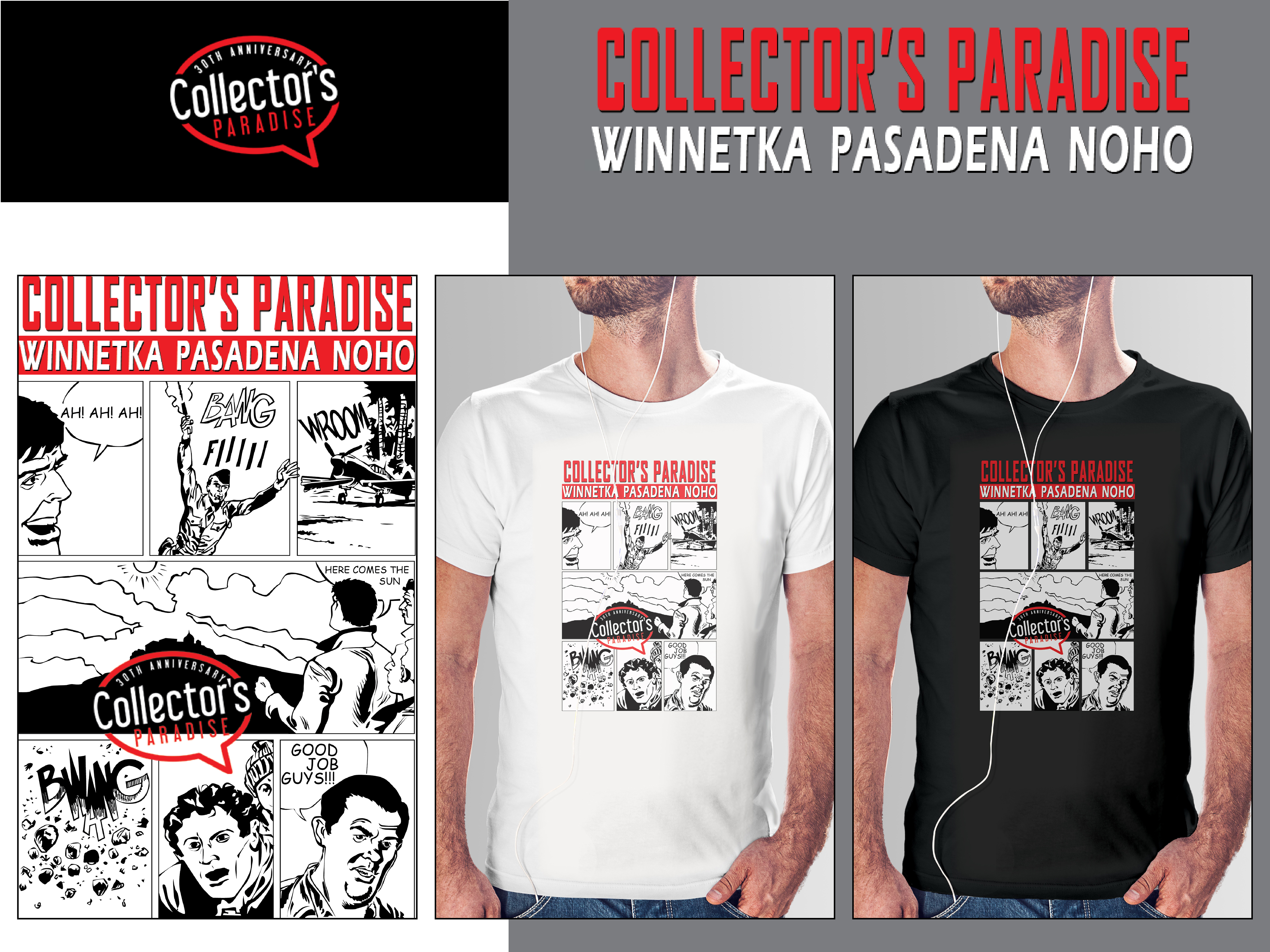 T-shirt Design by QWERTY graphics for Collector's Paradise | Design #36229447