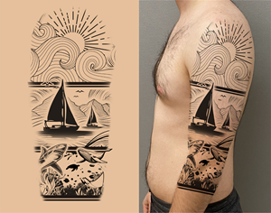 Tattoo Design by John Mark Arts for this project | Design: #36172086