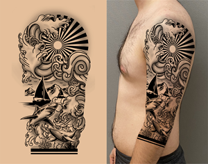 Tattoo Design by John Mark Arts for this project | Design: #36191528