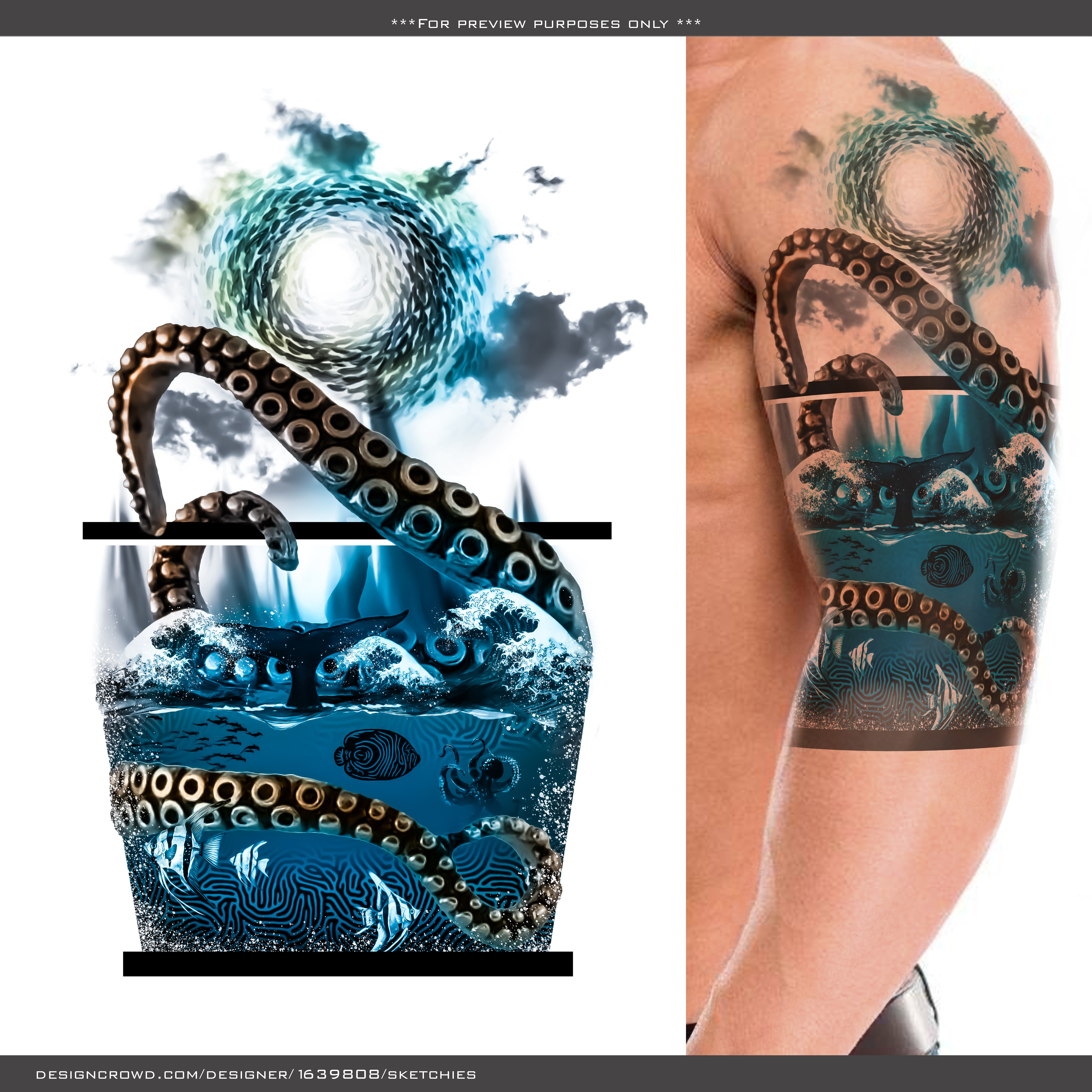 Tattoo Design by Sketchies for this project | Design #36175692