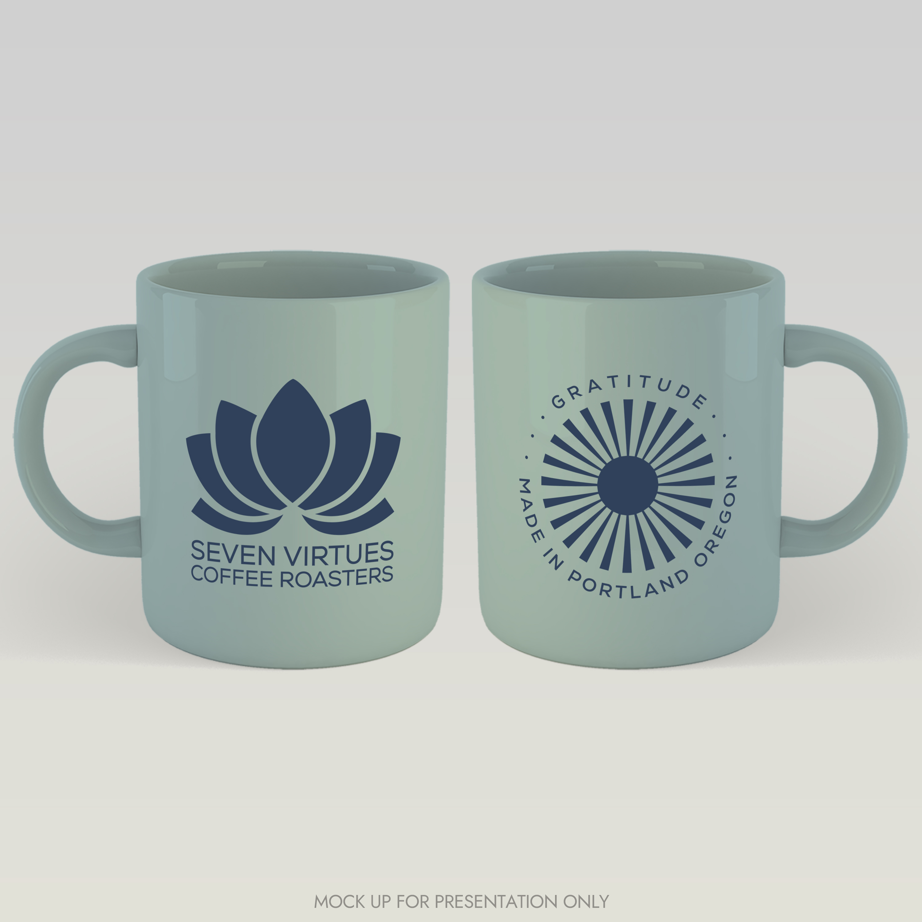 Diseño de Taza por NancyTan para Seven Virtues Coffee Roasters | Diseño #36248048