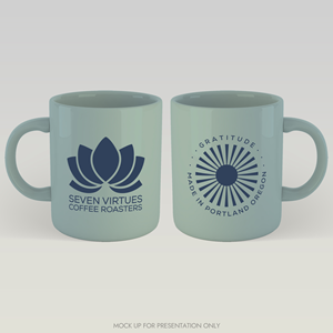 Diseño de Taza por NancyTan para Seven Virtues Coffee Roasters | Diseño: #36248048