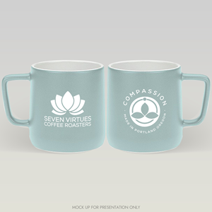 Cup and Mug Design by NancyTan for Seven Virtues Coffee Roasters | Design: #36255430