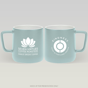 Cup and Mug Design by NancyTan for Seven Virtues Coffee Roasters | Design: #36282416