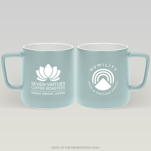 Cup and Mug Design by NancyTan for Seven Virtues Coffee Roasters | Design: #36300719