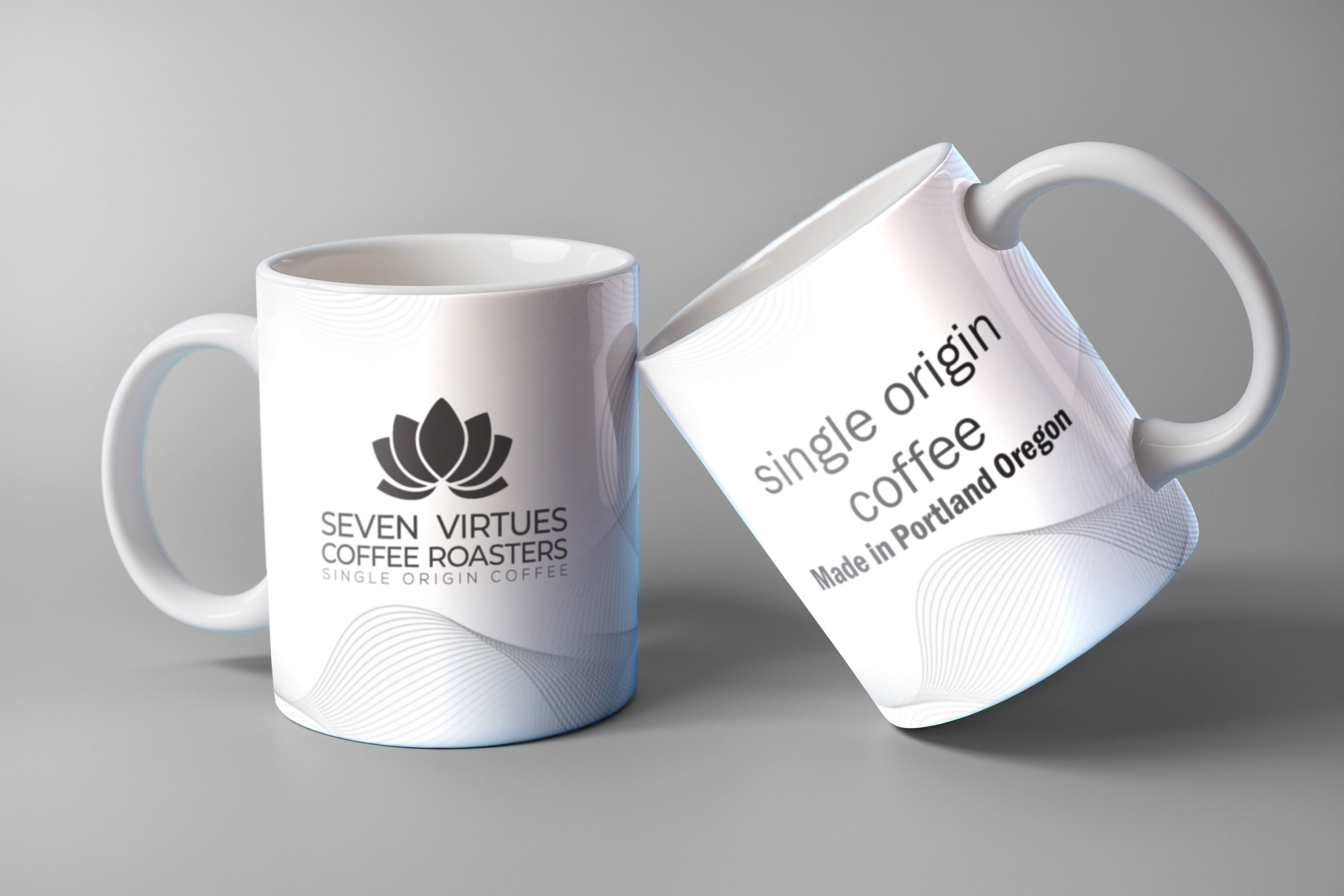 Diseño de Taza por TD  Graphix Hub para Seven Virtues Coffee Roasters | Diseño #36179251