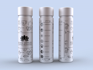 Diseño de Taza por Abhinav | Creative Artist para Seven Virtues Coffee Roasters | Diseño: #36223874