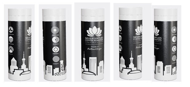 Cup and Mug Design by jancon 2 for Seven Virtues Coffee Roasters | Design #36199152