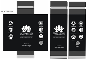 Diseño de Taza por jancon 2 para Seven Virtues Coffee Roasters | Diseño: #36208894