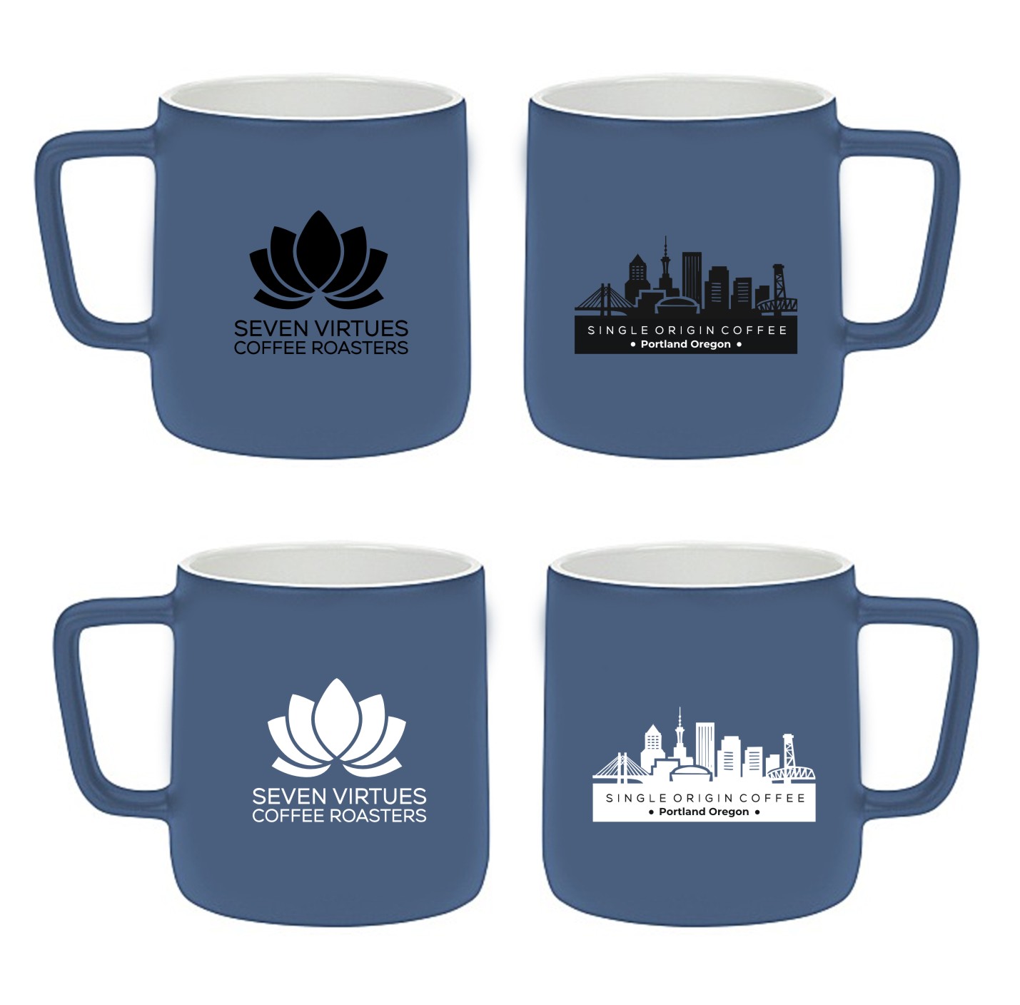 Diseño de Taza por jancon 2 para Seven Virtues Coffee Roasters | Diseño #36208938