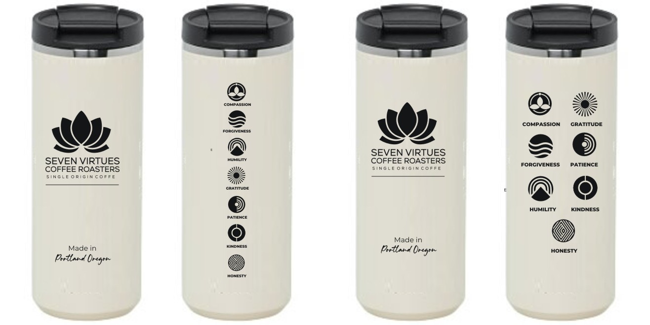 Diseño de Taza por jancon 2 para Seven Virtues Coffee Roasters | Diseño #36243952