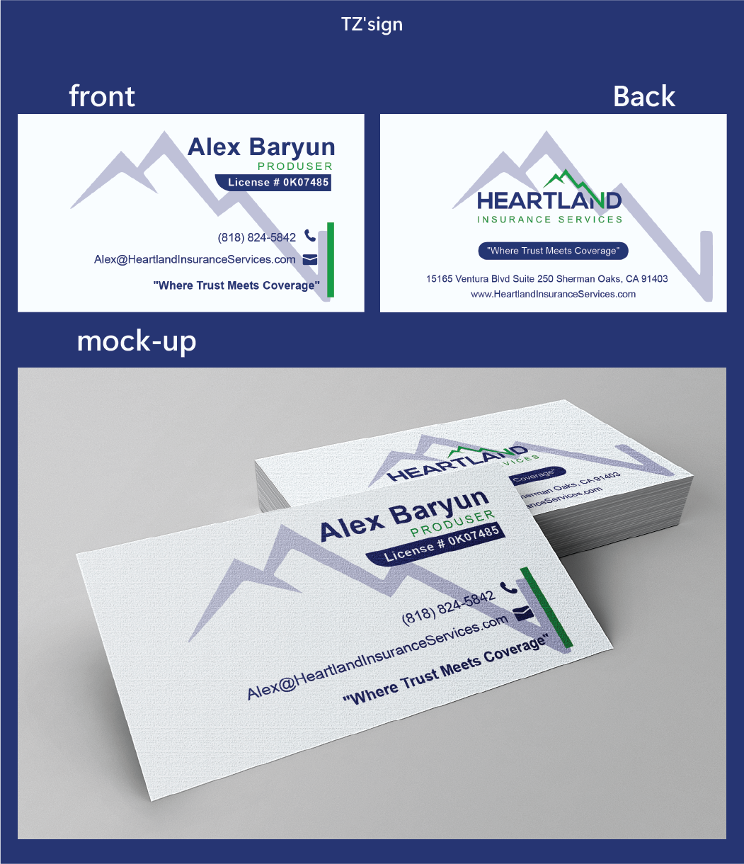 Business Card Design by TZ'sign for this project | Design #36185657
