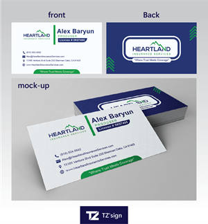 Business Card Design by TZ'sign for this project | Design: #36198744
