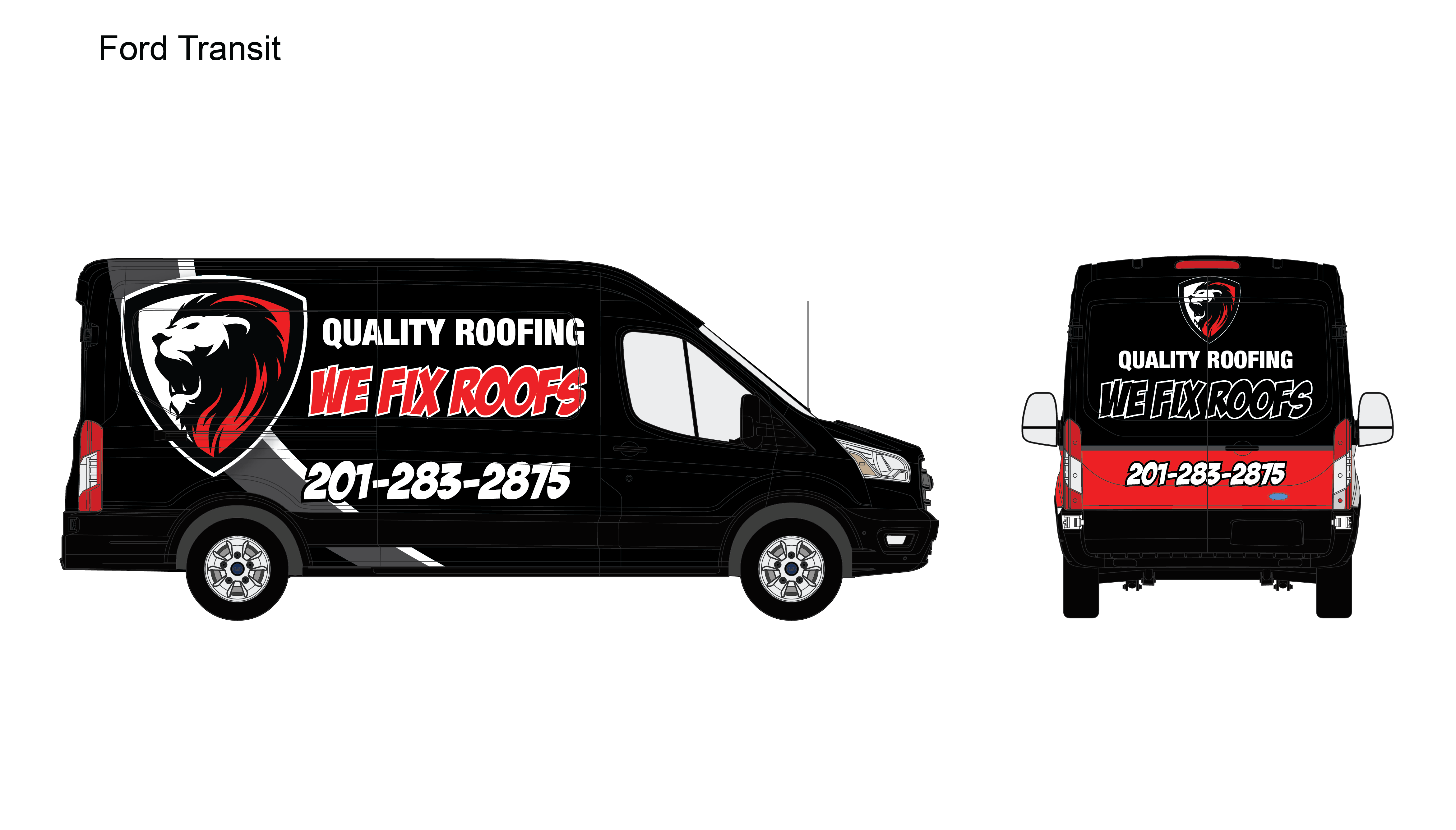 Car Wrap Design by GMWIRE for Quality Roofing  | Design #36197945