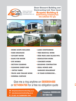 Flyer-Design von designer1975 für DEAN STEWART BUILDERS AND CONTRACTING.CO.NZ | Design: #36188790