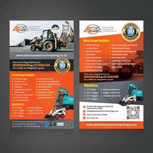 Flyer-Design von firman.a.prasetyo für DEAN STEWART BUILDERS AND CONTRACTING.CO.NZ | Design: #36198914