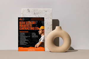 Flyer-Design von upworkboy73 für DEAN STEWART BUILDERS AND CONTRACTING.CO.NZ | Design: #36197968