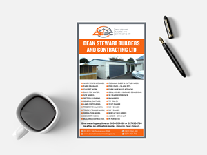Flyer-Design von GraphicsGuru für DEAN STEWART BUILDERS AND CONTRACTING.CO.NZ | Design: #36217342