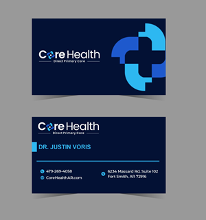 Design de Carte de Visite par Thati Designs pour Core Health, PLLC | Design : #36191600