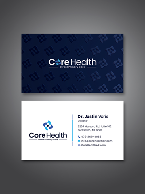 Design de Carte de Visite par Creative Moon Design pour Core Health, PLLC | Design : #36189357