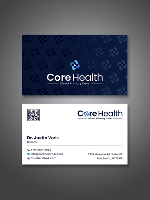 Design de Carte de Visite par Creative Moon Design pour Core Health, PLLC | Design : #36189390