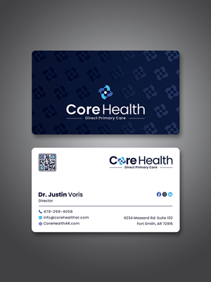 Design de Carte de Visite par Creative Moon Design pour Core Health, PLLC | Design : #36189448