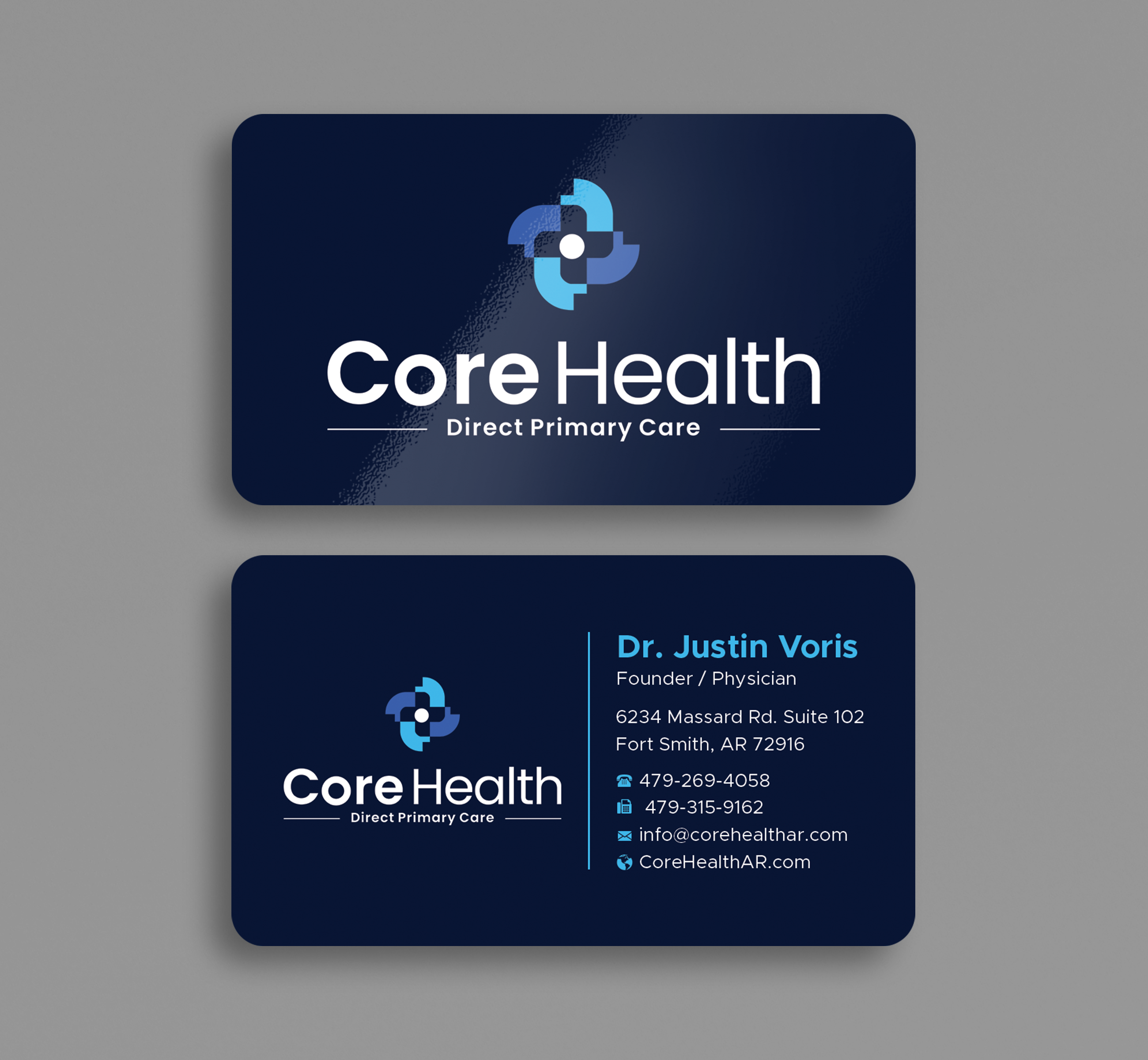 Business Card Design by Expert Bappy for Core Health, PLLC | Design #36188189
