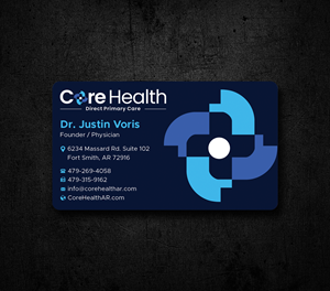 Design de Carte de Visite par Expert Bappy pour Core Health, PLLC | Design : #36191688