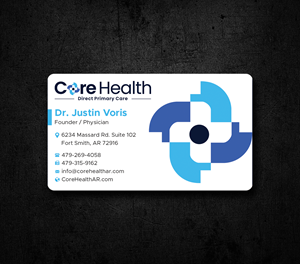 Business Card Design by Expert Bappy for Core Health, PLLC | Design: #36191705
