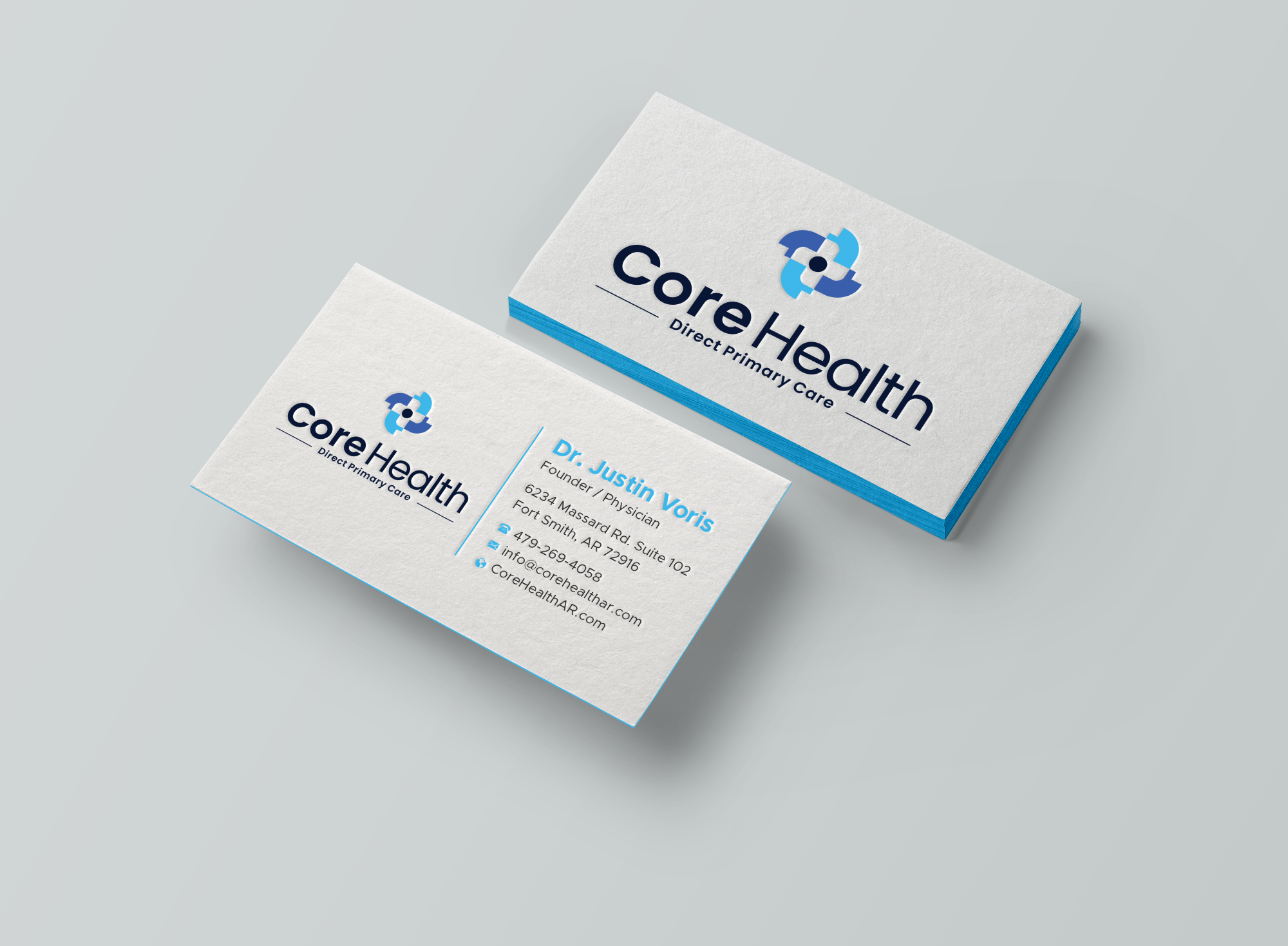 Business Card Design by Expert Bappy for Core Health, PLLC | Design #36191746