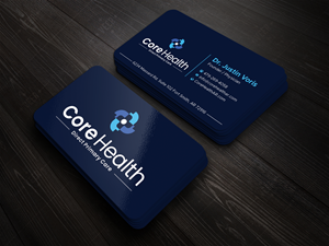 Business Card Design by Expert Bappy for Core Health, PLLC | Design: #36191847