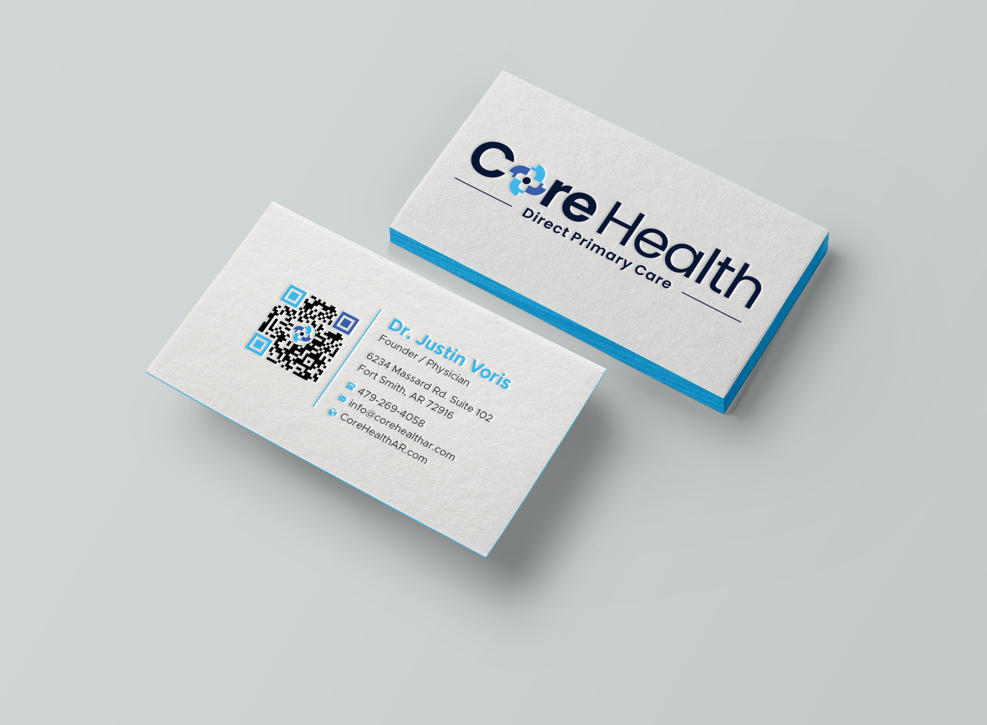 Visitenkarten-Design von Expert Bappy für Core Health, PLLC | Design #36192020