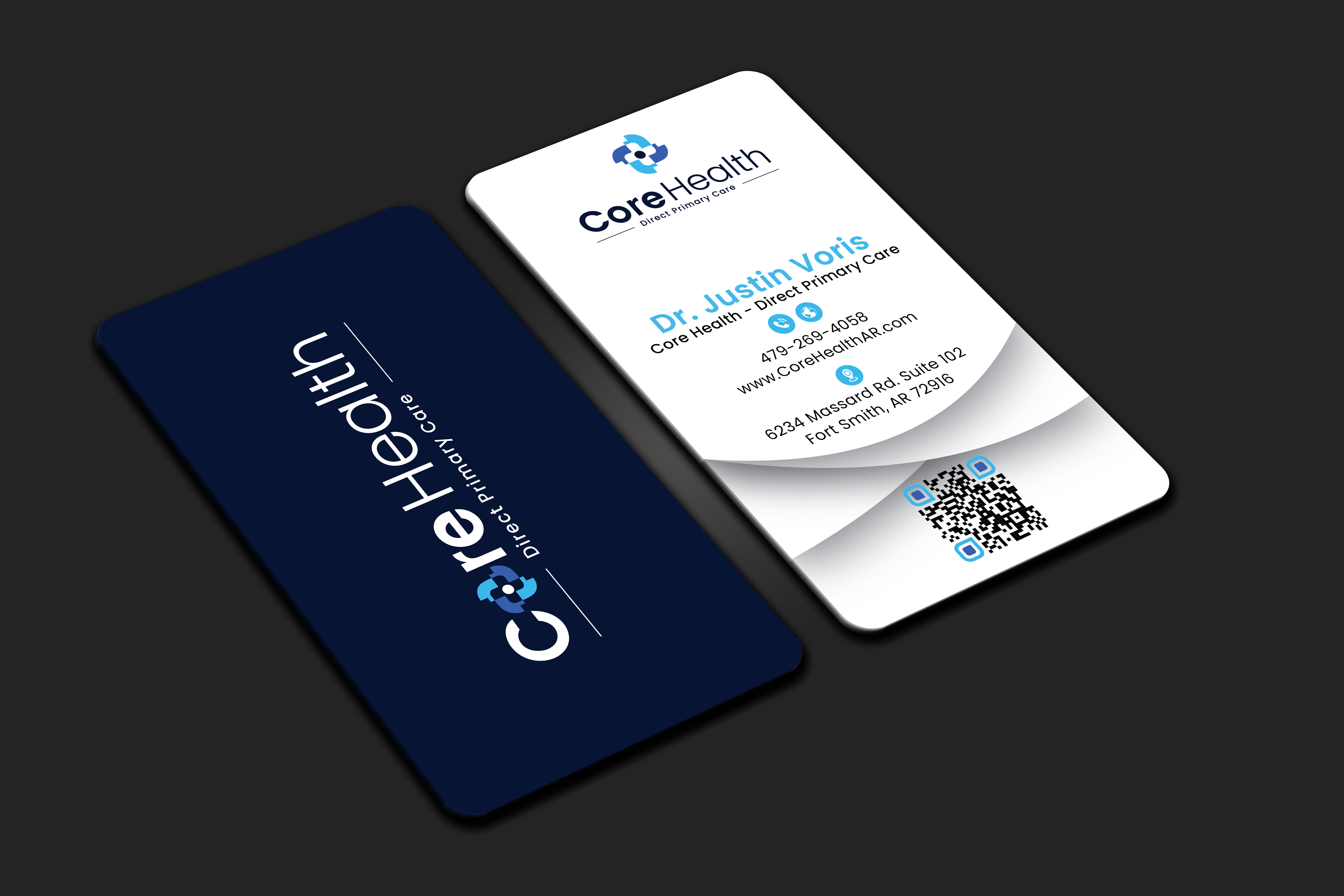 Design de Carte de Visite par DesignerShahadat pour Core Health, PLLC | Design #36188427