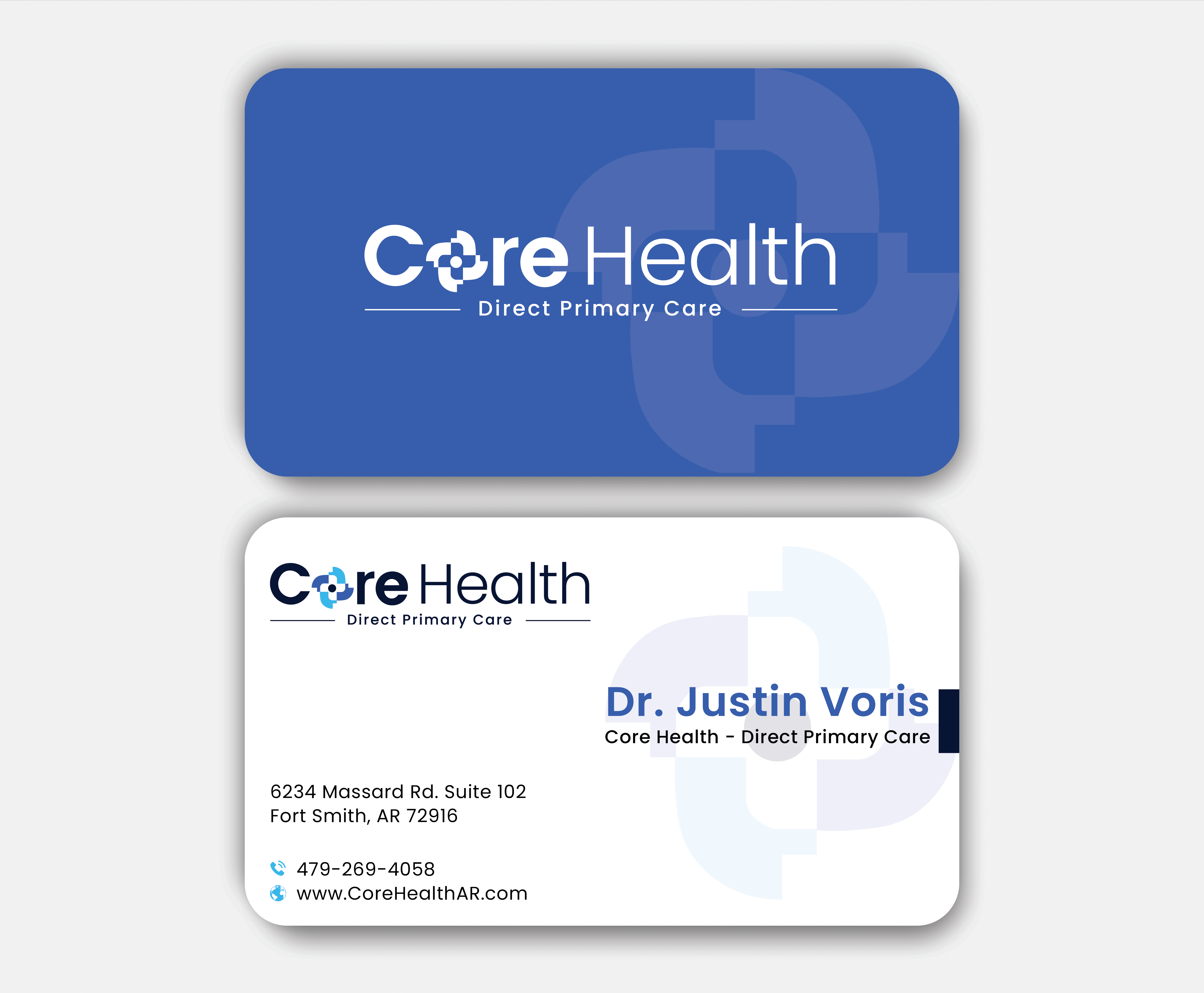 Design de Carte de Visite par DesignerShahadat pour Core Health, PLLC | Design #36188487