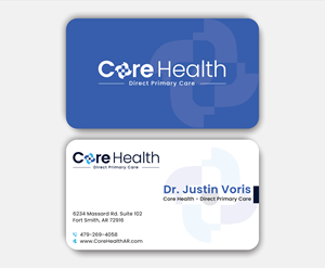 Design de Carte de Visite par DesignerShahadat pour Core Health, PLLC | Design : #36188487