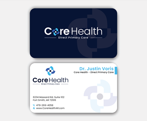 Design de Carte de Visite par DesignerShahadat pour Core Health, PLLC | Design : #36188491