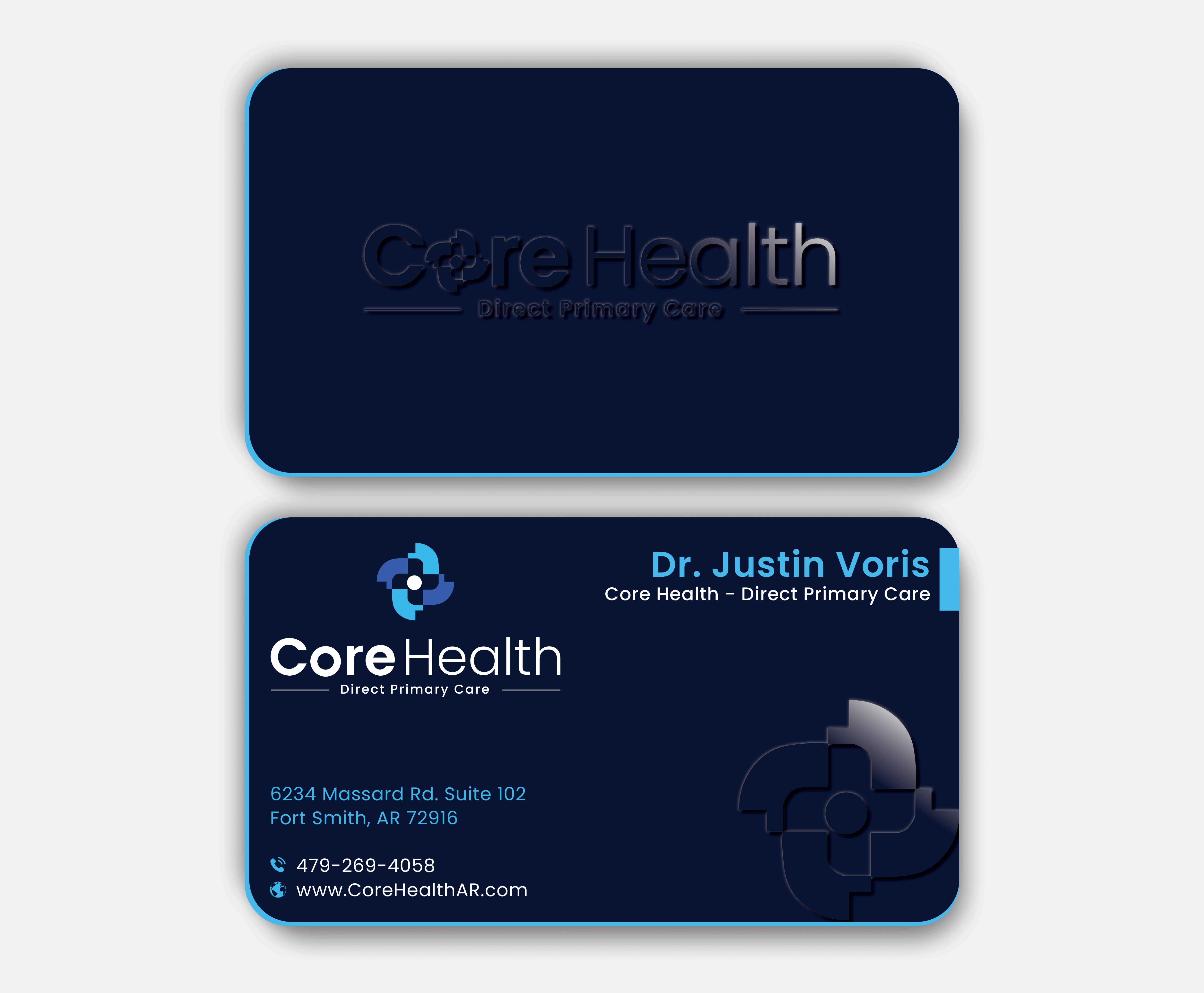 Design de Carte de Visite par DesignerShahadat pour Core Health, PLLC | Design #36188500