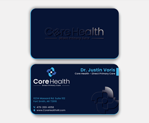 Design de Carte de Visite par DesignerShahadat pour Core Health, PLLC | Design : #36188500