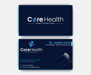 Design de Carte de Visite par DesignerShahadat pour Core Health, PLLC | Design : #36188506