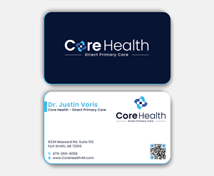Design de Carte de Visite par DesignerShahadat pour Core Health, PLLC | Design : #36188509